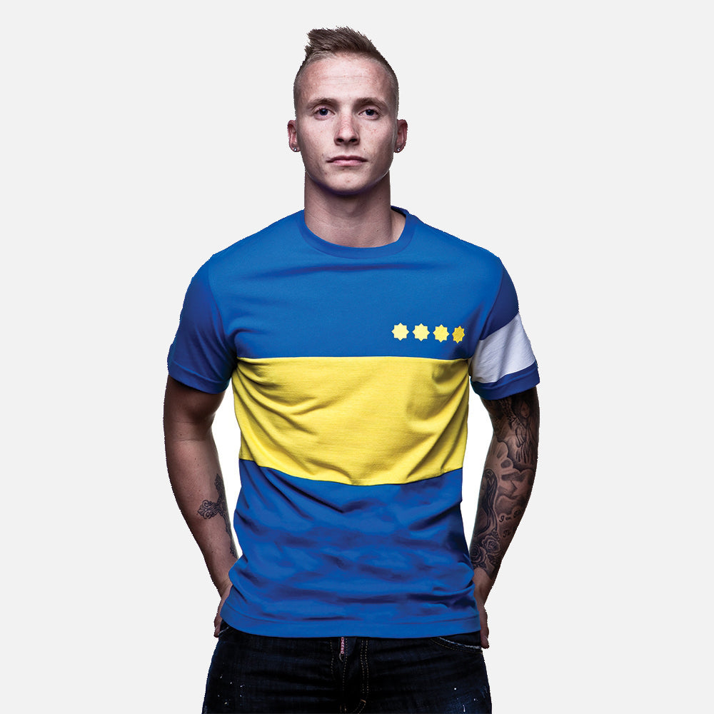 copa-classic-boca-capitano-t-shirt-blau-baumwolle image 2