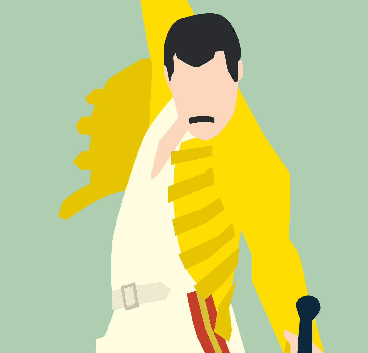 hands-of-god-prints-live-1985-poster-a3-queen-mercury image 3