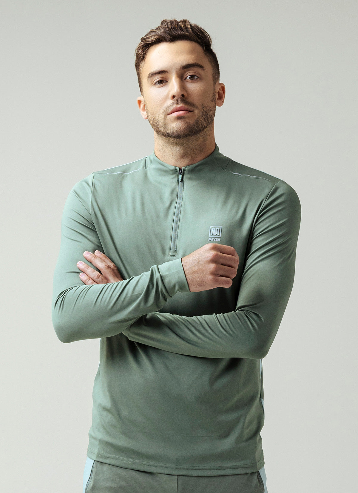 meyba-amertrine-ma261004-zip-top-khaki-sage-polyester image 4