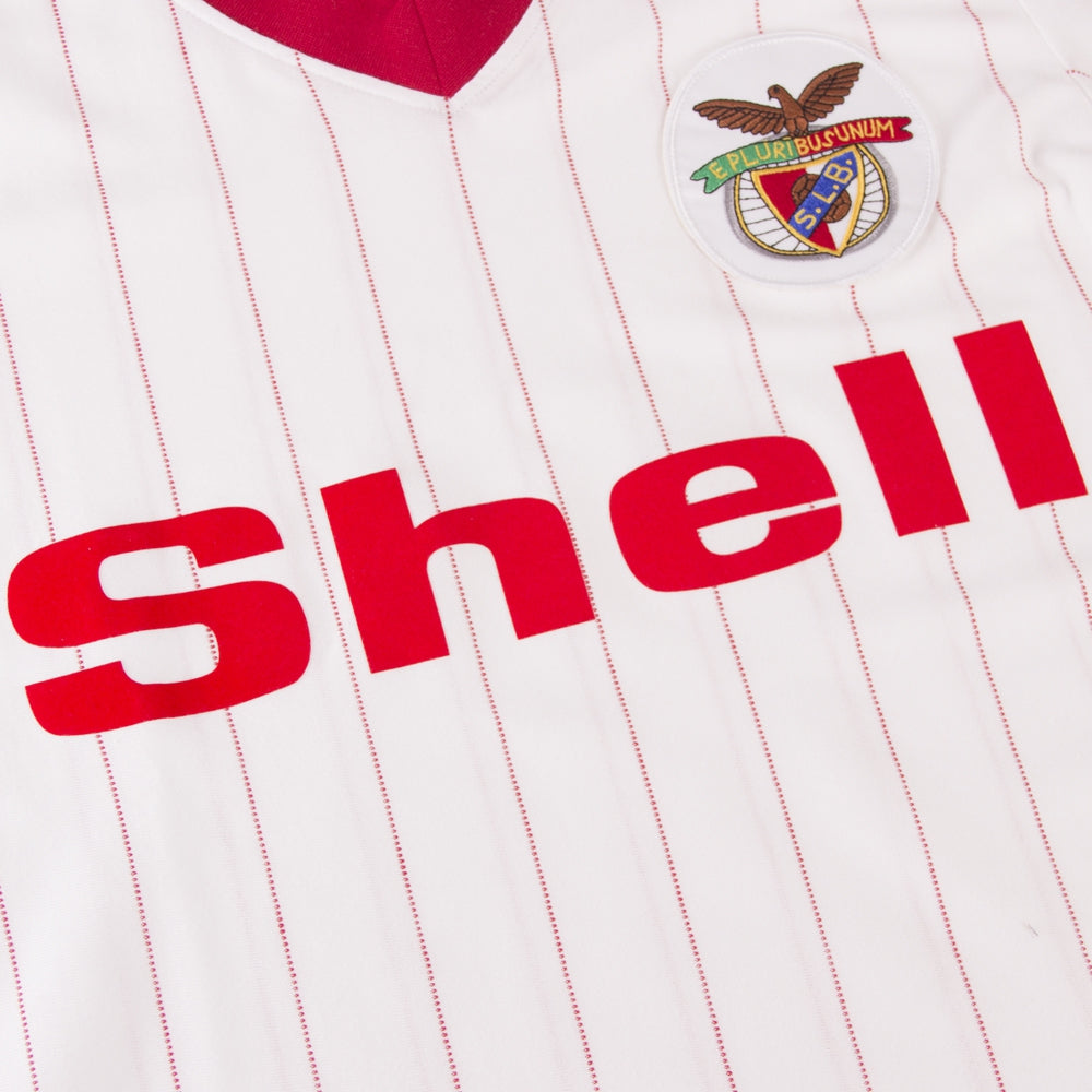 copa-sl-benfica-1985-86-retro-fu-balltrikot-wei-baumwolle image 6