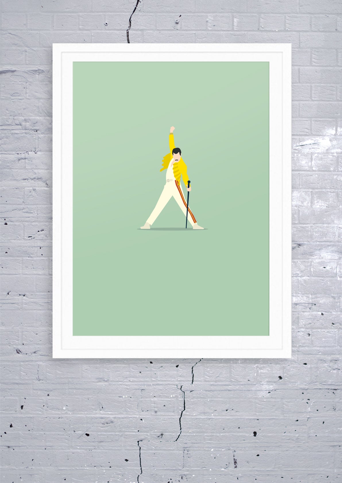 hands-of-god-prints-live-1985-poster-a3-queen-mercury image 2