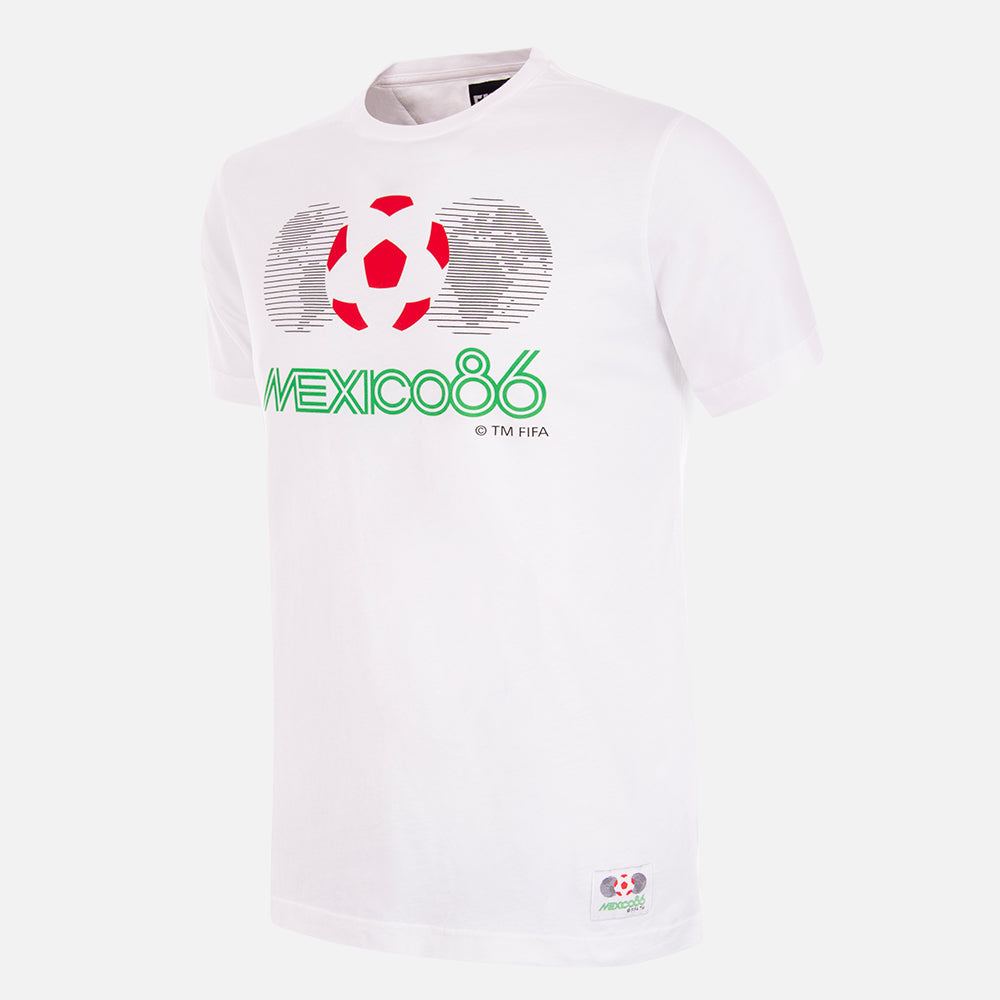 copa-classic-mexiko-1986-weltmeister-t-shirt-wei-baumwolle image 1