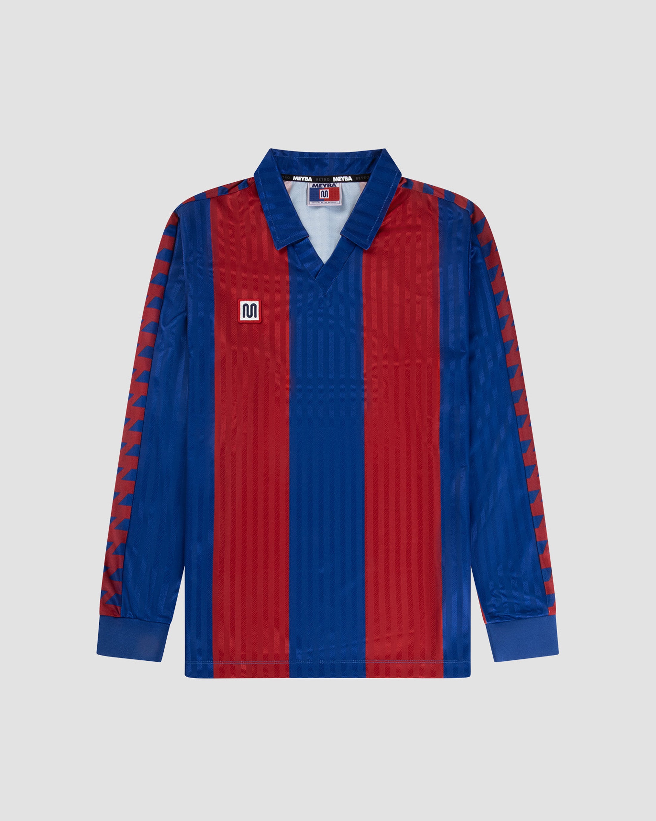 meyba-blaugrana-home-89-91-navy-langarm-retro-trikot image 1