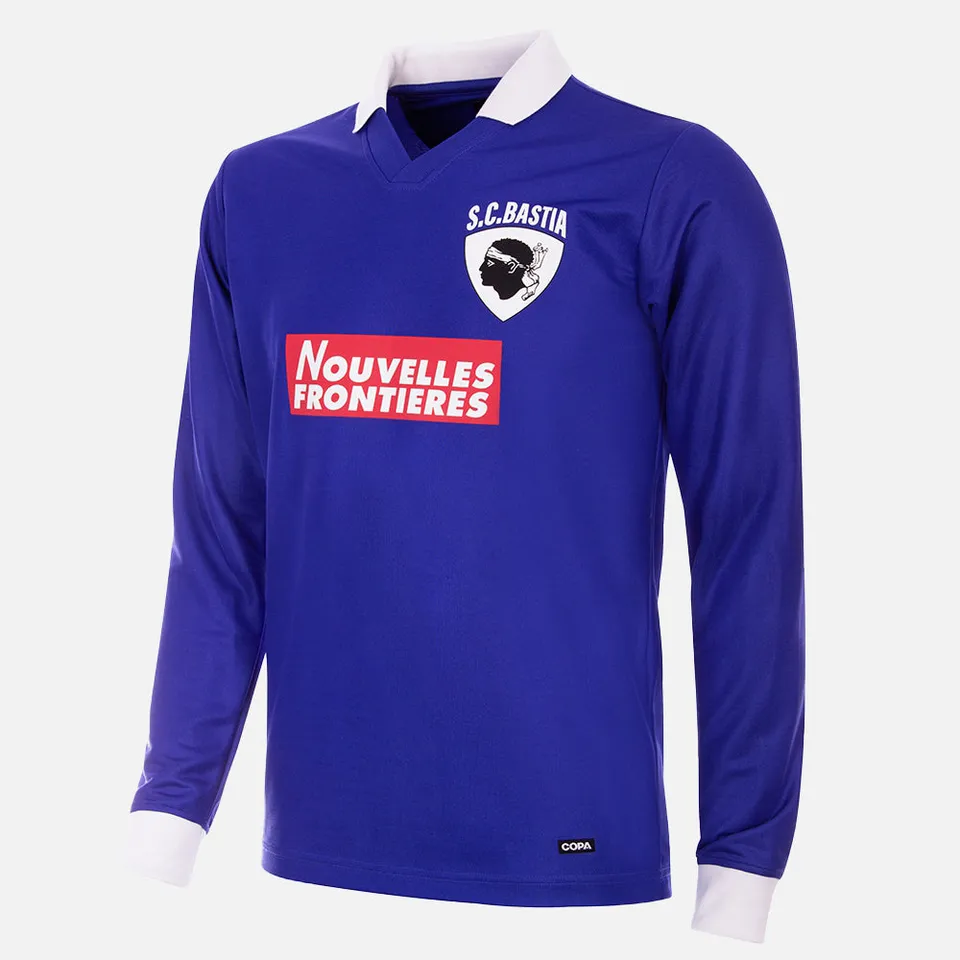 copa-sc-bastia-1997-98-retro-trikot-blau-herren image 1