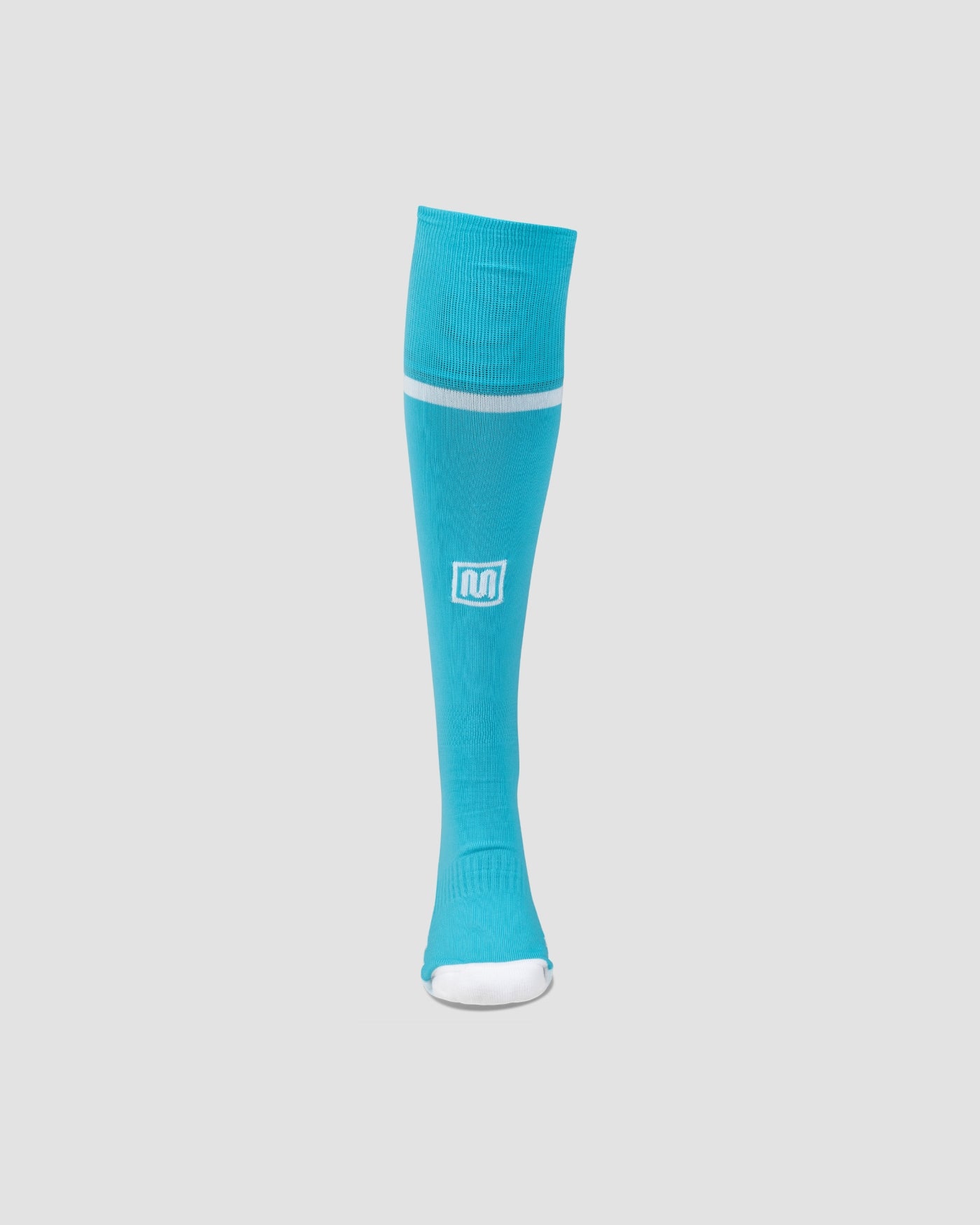 meyba-player-sock-fu-ballsocken-aqua-wei-polyester image 2