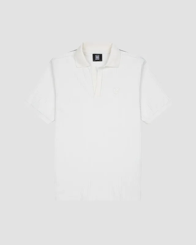 meyba-barras-polo-wei-v-ausschnitt-retro-kragen image 1