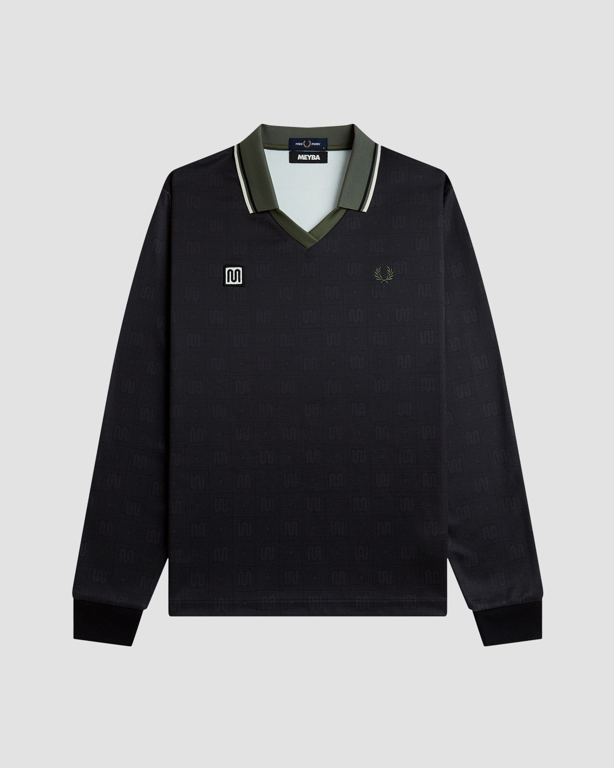 meyba-x-fred-perry-sm2164-langarm-polo-schwarz image 1