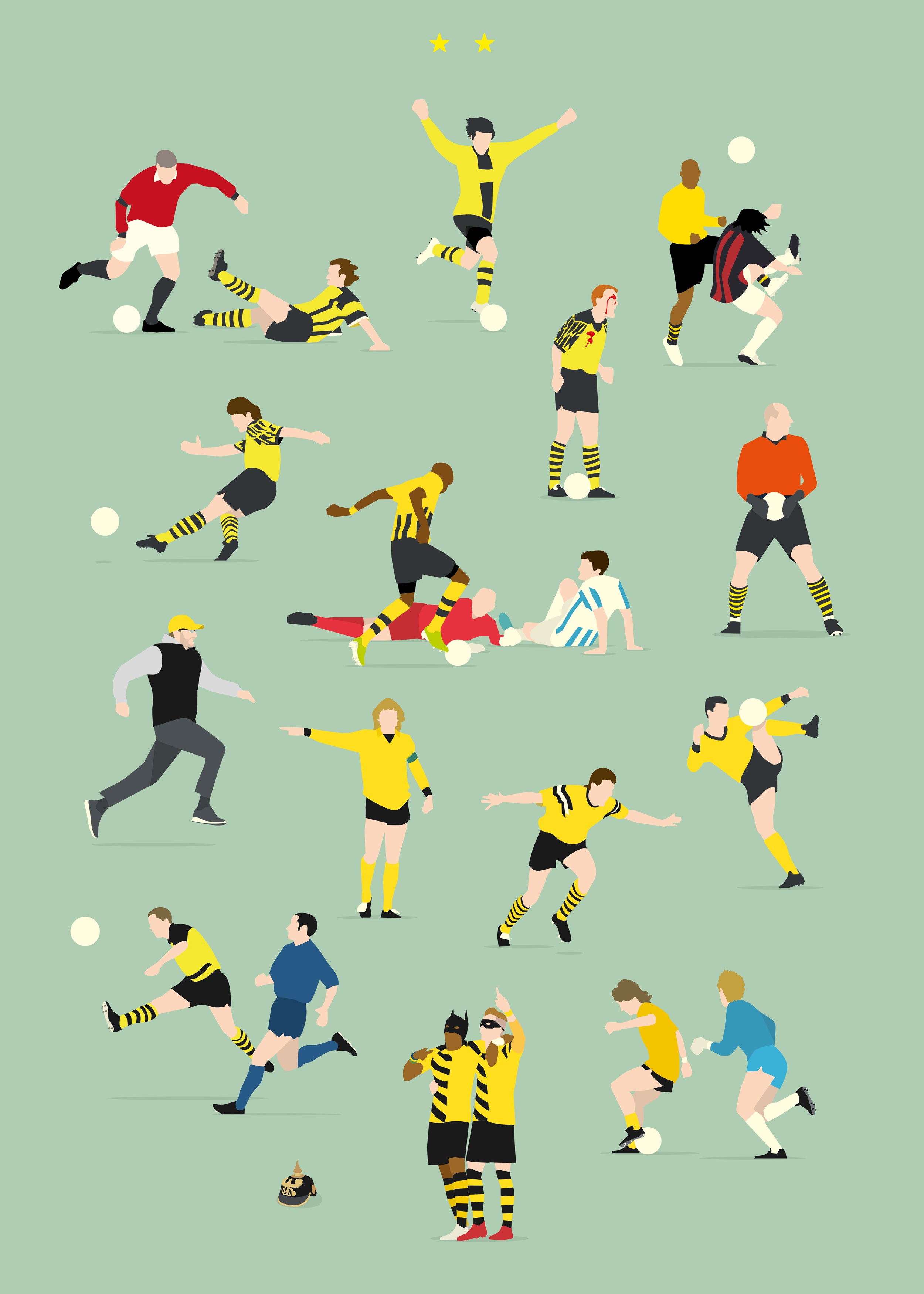 hands-of-god-dortmund-legends-print-50x70-bvb-poster image 1