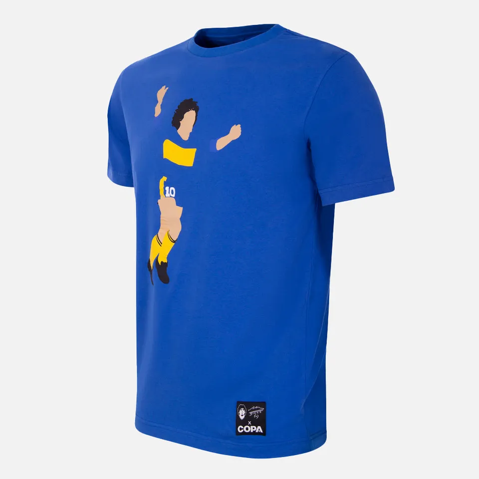 copa-classic-maradona-x-boca-grafik-t-shirt-blau-herren image 1