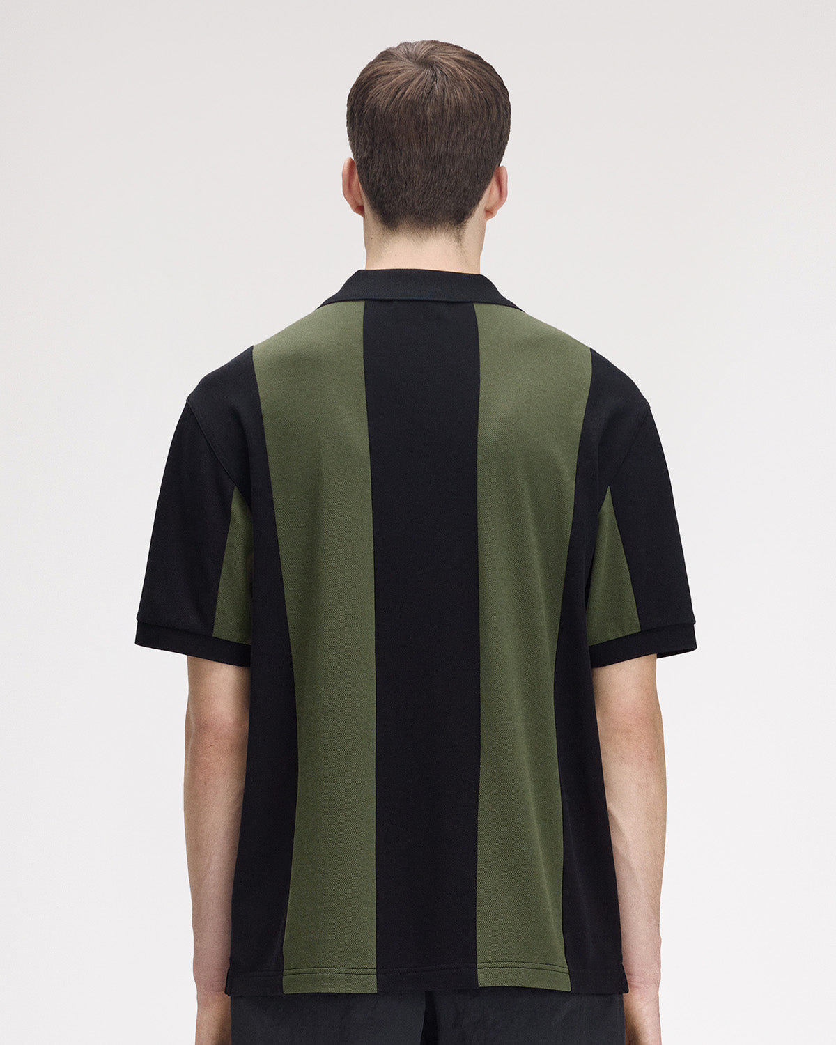 meyba-x-fred-perry-cut-n-sew-polo-schwarz-baumwolle-piqu image 4