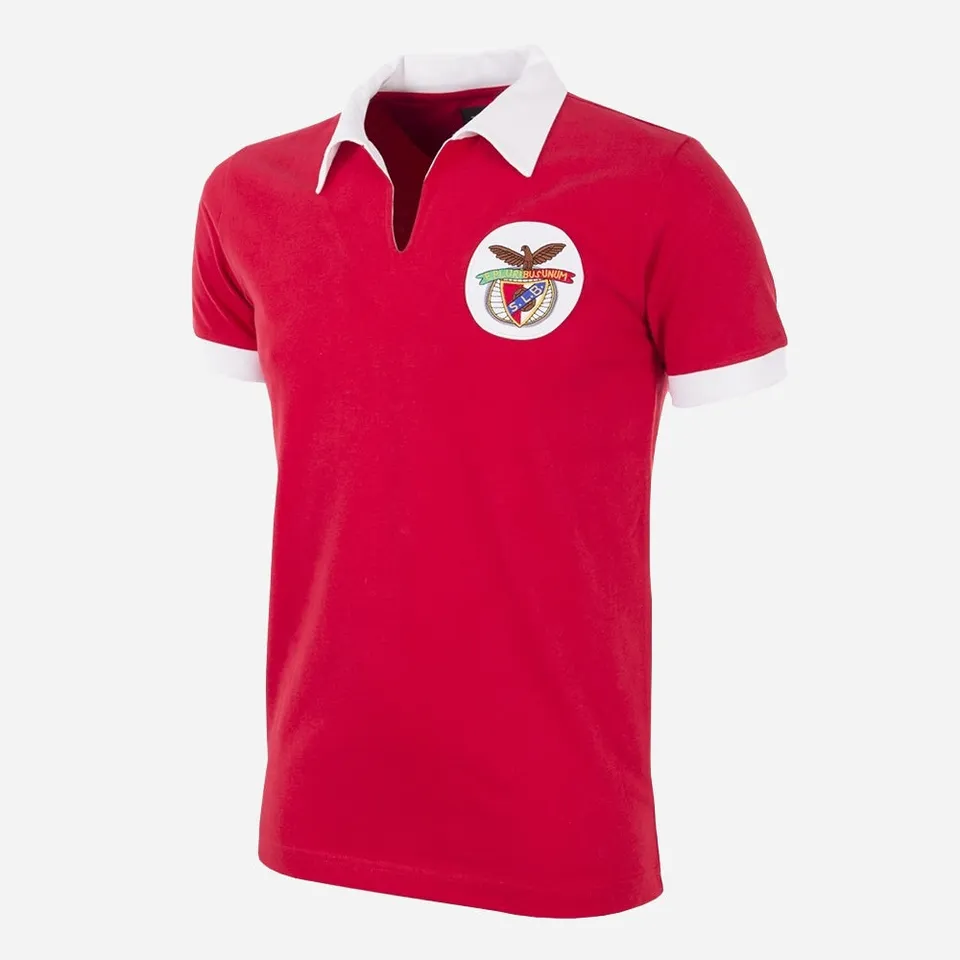 copa-classic-sl-benfica-1962-63-retro-trikot-rot-baumwolle image 1