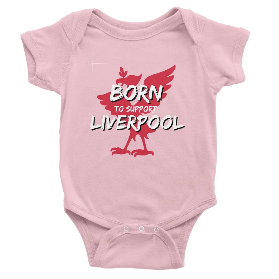 anfield-apparel-born-to-support-liverpool-body-baby-baumwolle image 1