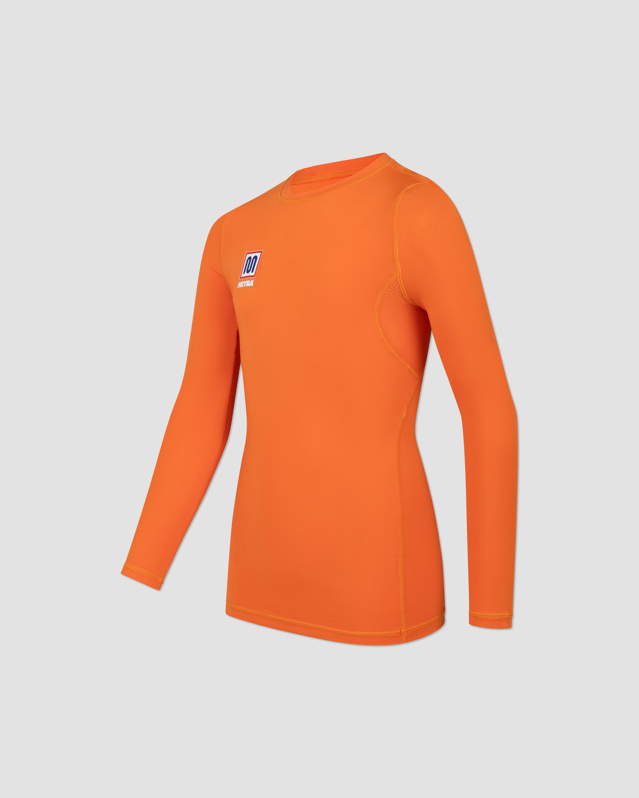 meyba-youth-long-sleeve-base-layer-longsleeve-orange-kompression image 2