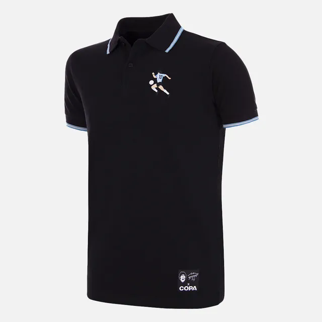 copa-polo-maradona-x-argentinien-poloshirt-schwarz-stickerei image 1