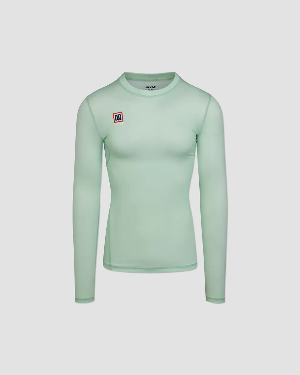 meyba-base-layer-langarmshirt-mt1s21ai-mint-kompression image 1