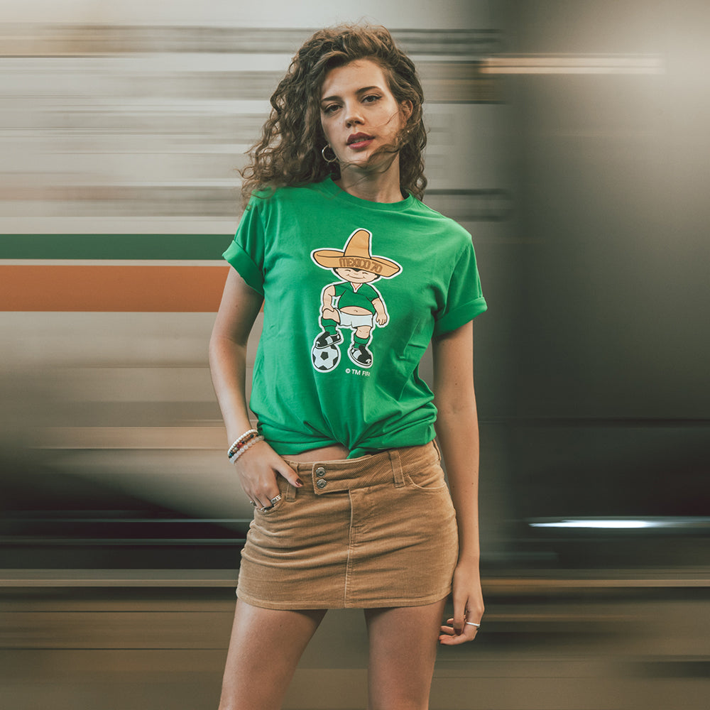 copa-classic-t-shirts-mexiko-1970-juanito-mascot-t-shirt-gr-n-herren image 2