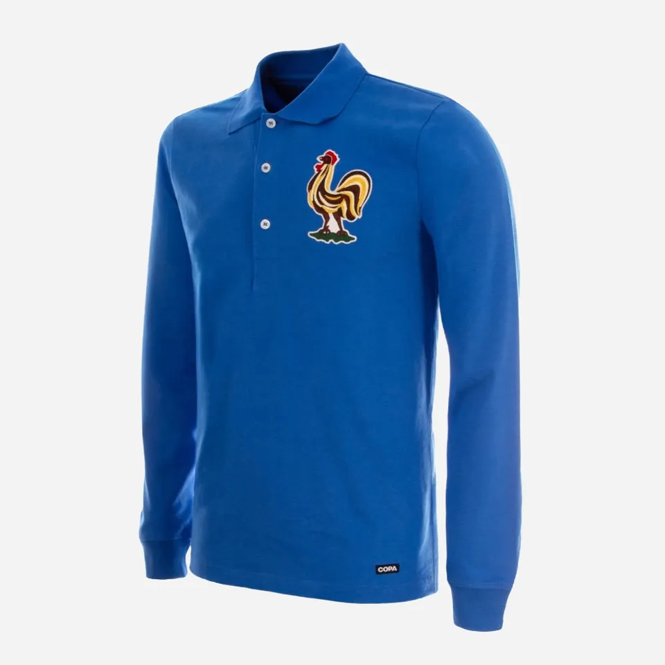 copa-classic-frankreich-1950s-retro-fu-balltrikot-blau image 1