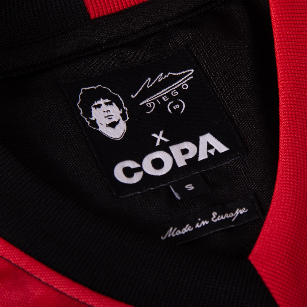 copa-classic-maradona-newell-s-old-boys-1993-retro-fu-balltrikot-rot-schwarz image 7