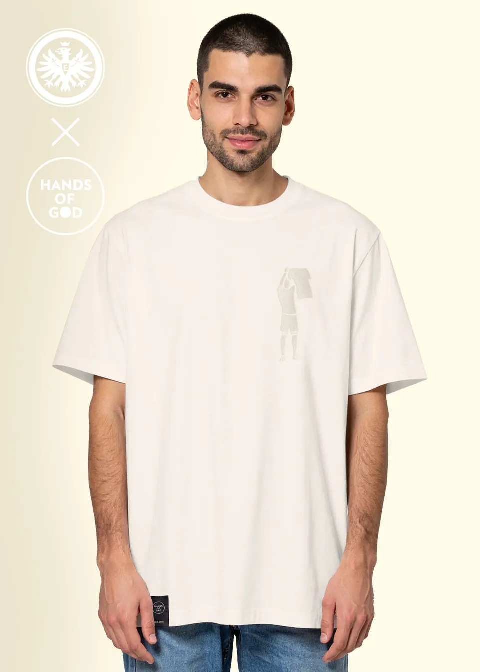 hands-of-god-apparel-bcn-reloaded-t-shirt-eintracht-creme-wei image 1