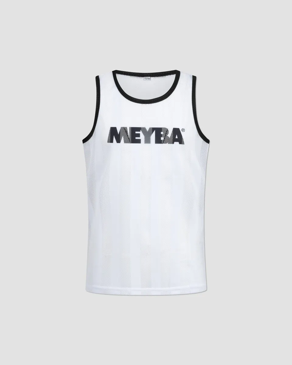 meyba-youth-training-bibs-leibchen-weiss-kinder image 1