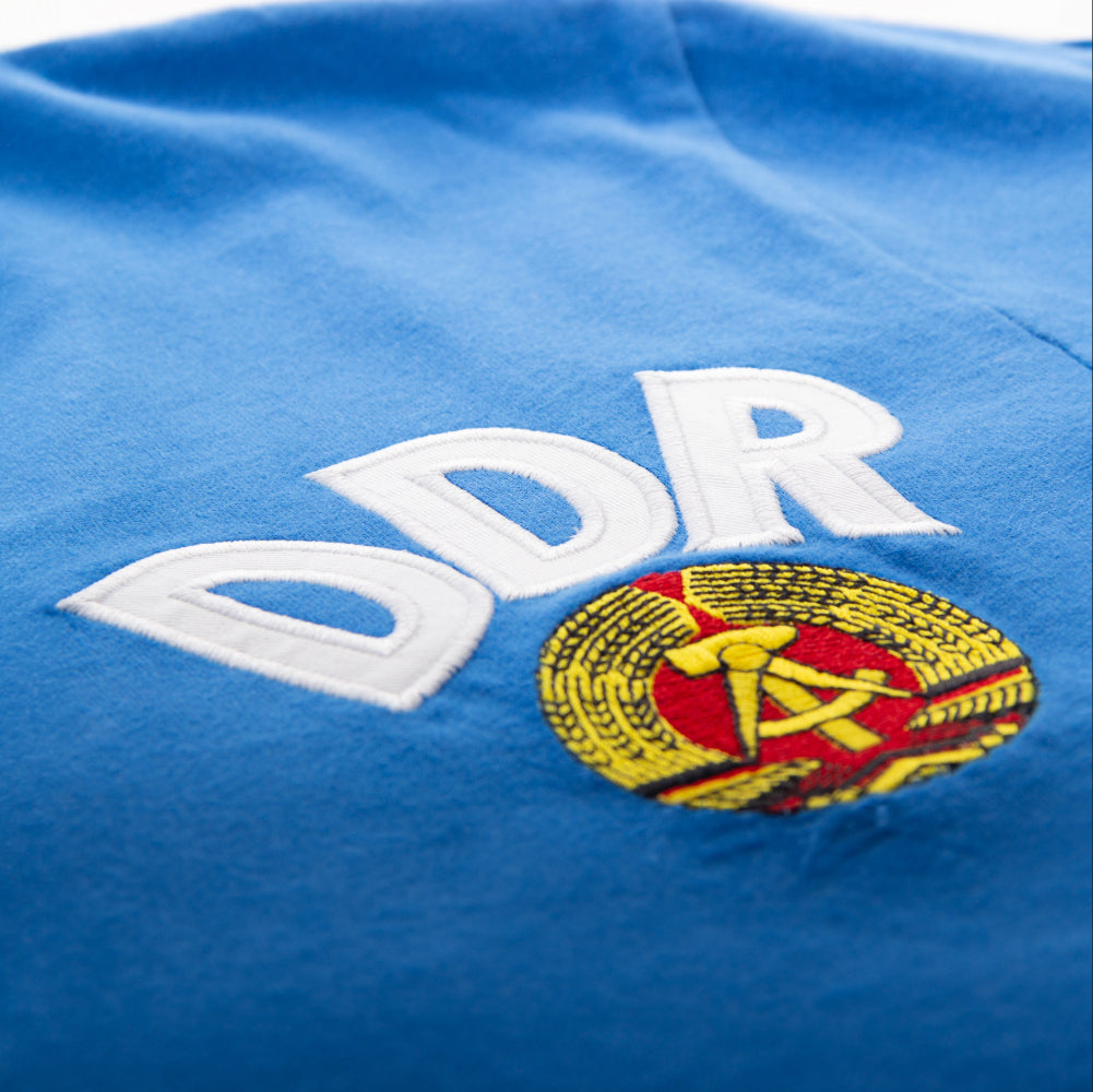 copa-ddr-weltmeister-1974-fu-balltrikot-blau-baumwolle image 4