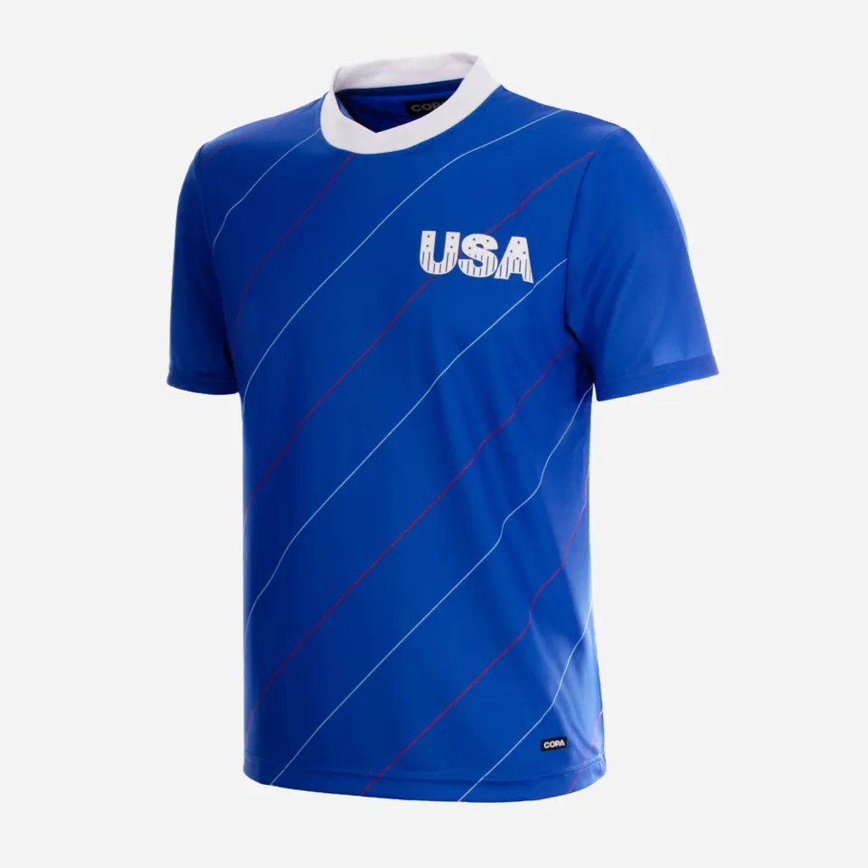 copa-classic-usa-1984-retro-trikot-blau-fu-balltrikot image 1