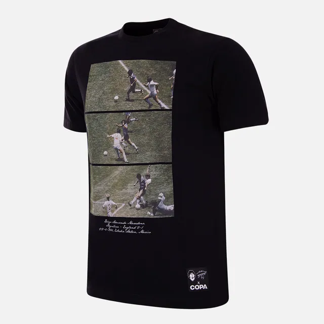 copa-classic-maradona-x-copa-1986-solo-goal-t-shirt-schwarz image 1