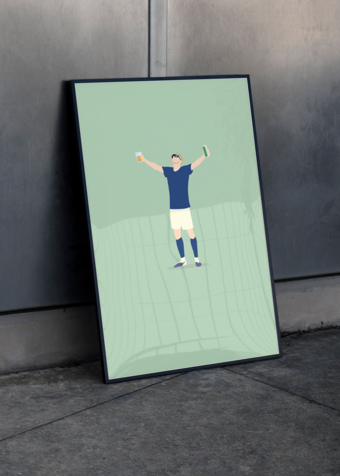hands-of-god-einer-von-uns-print-a3-schalke-aufstieg image 2