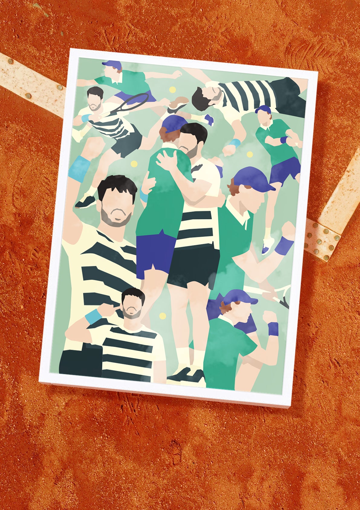 hands-of-god-les-rois-print-50x70-tennis-sinner-alcaraz image 2