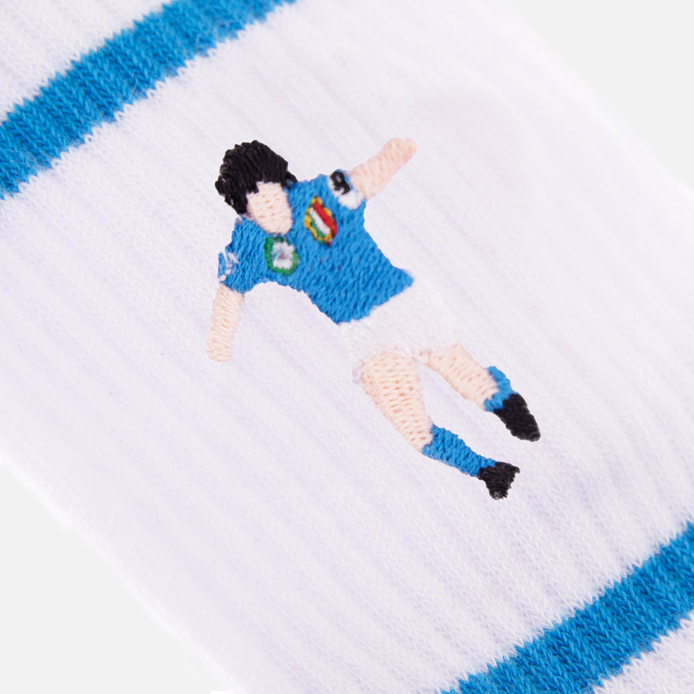 copa-maradona-napoli-frottee-socken-blau-stickerei-40-46 image 3