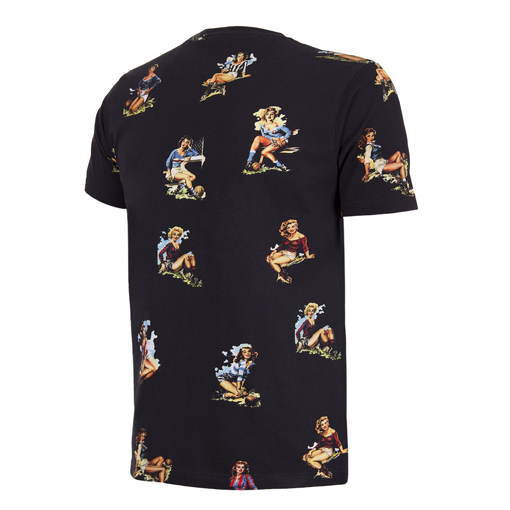 copa-calcio-donna-t-shirt-schwarz-baumwolle-regular image 3