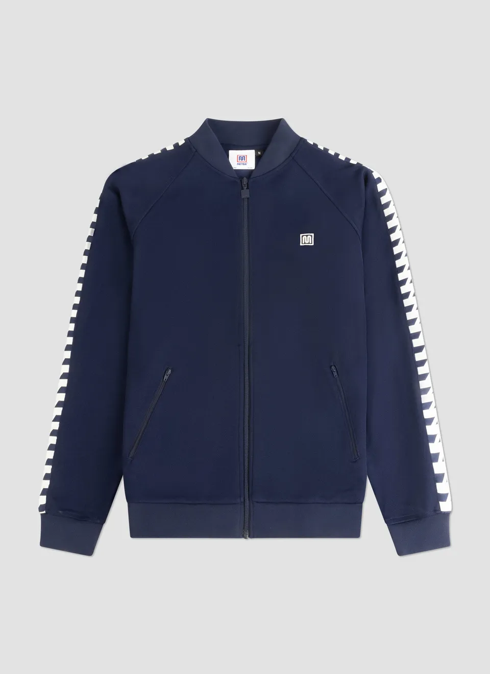 meyba-tape-track-jacket-trainingsjacke-navy-white image 1