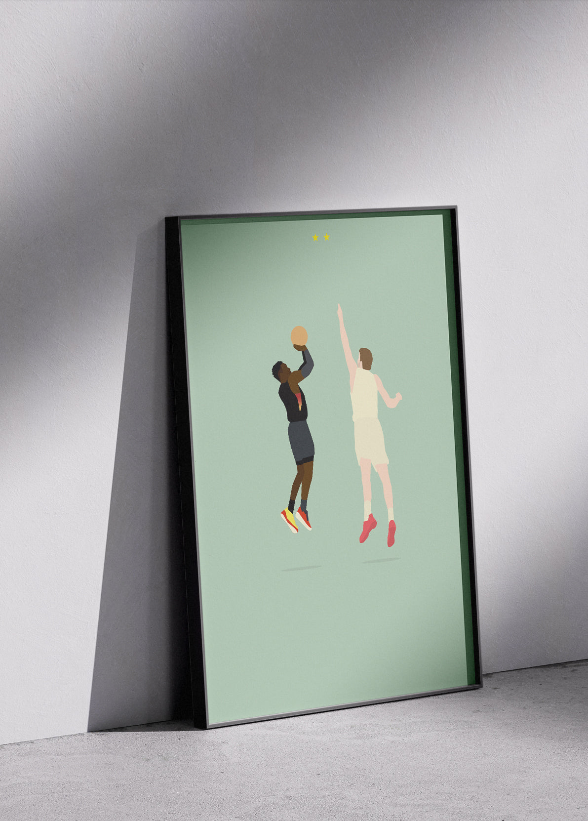 hands-of-god-crunch-time-kunstdruck-a3-schr-der-basketball image 2